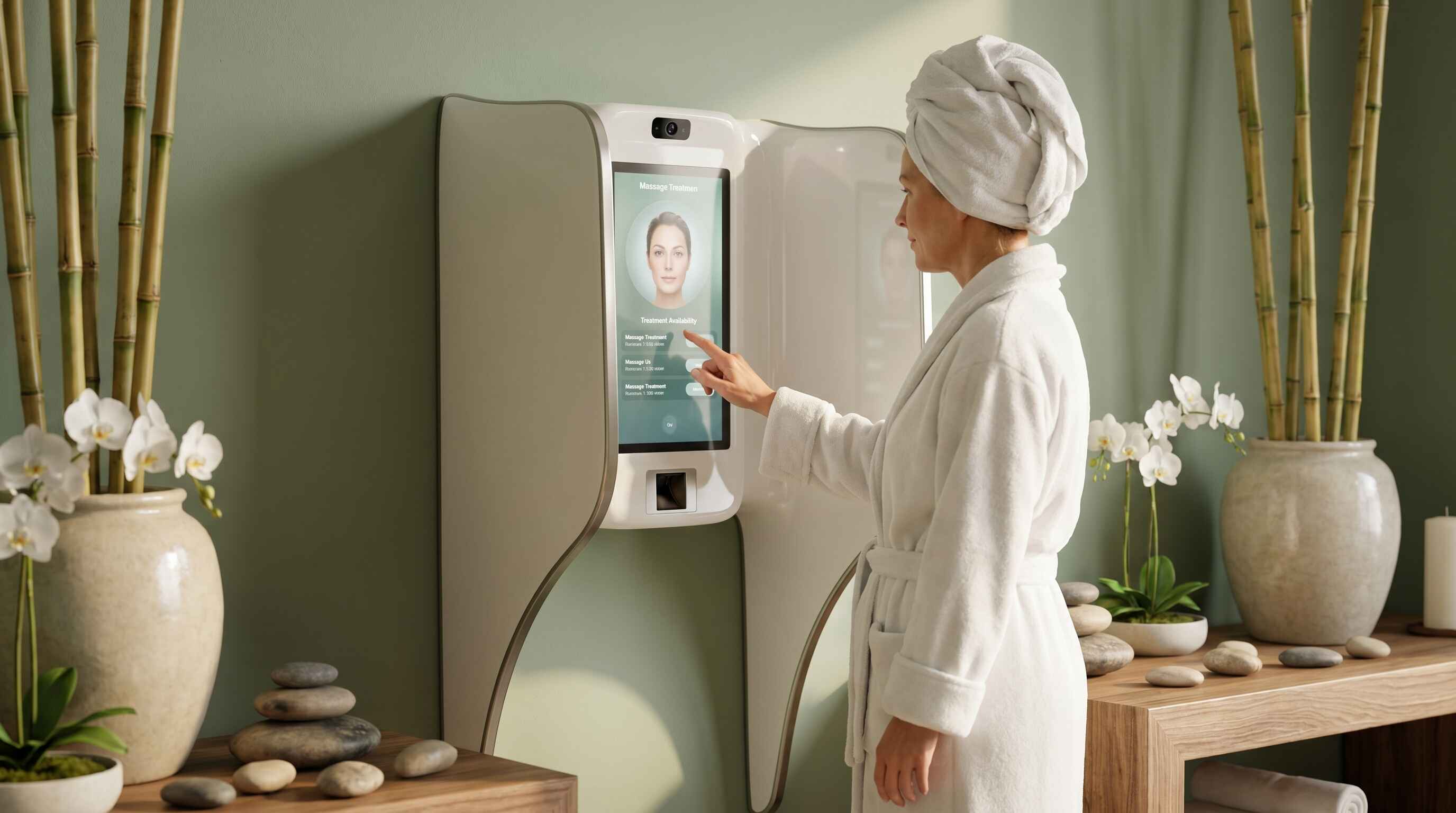 Spa treatment and wellness amenities